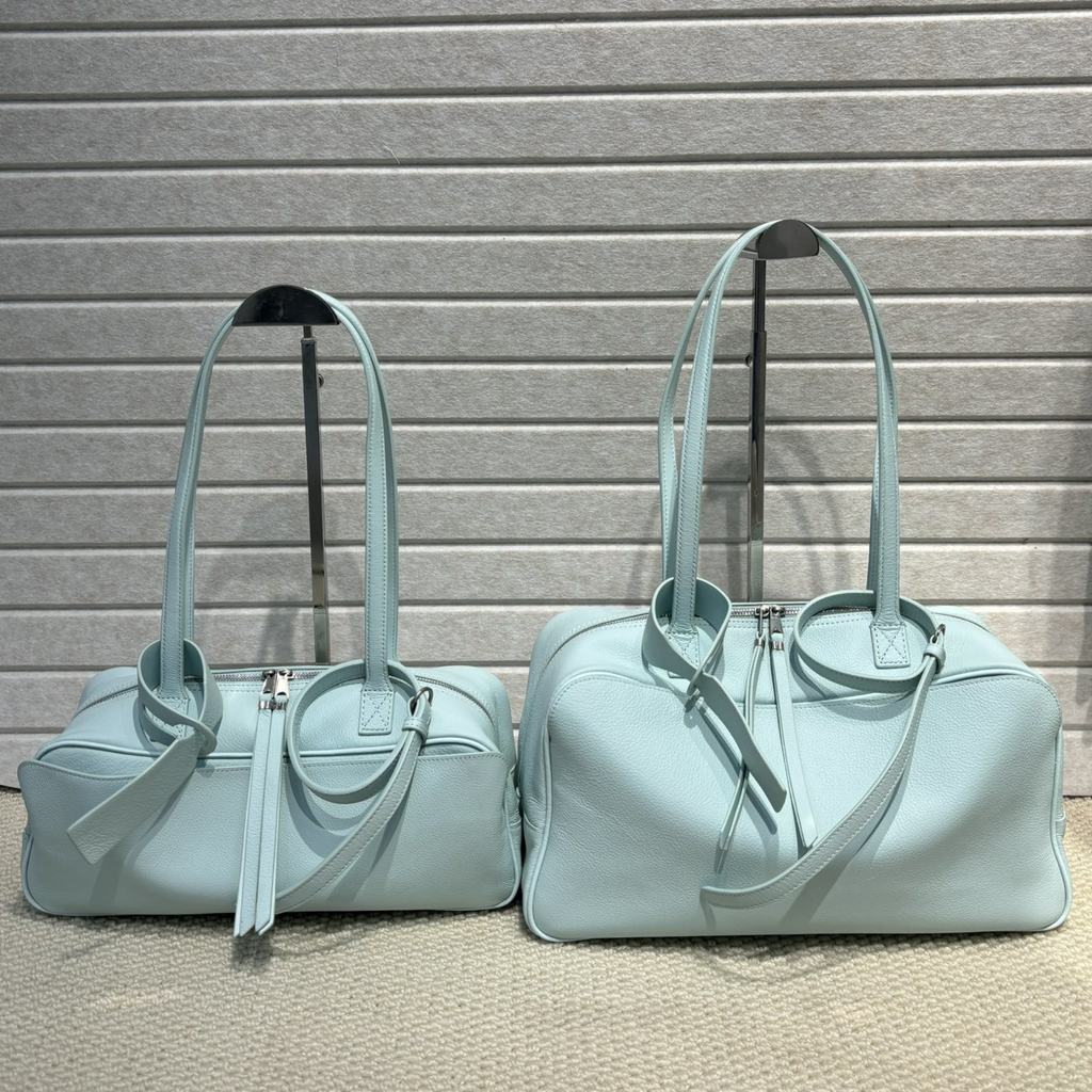 Bowling Shoulder Leather Bag