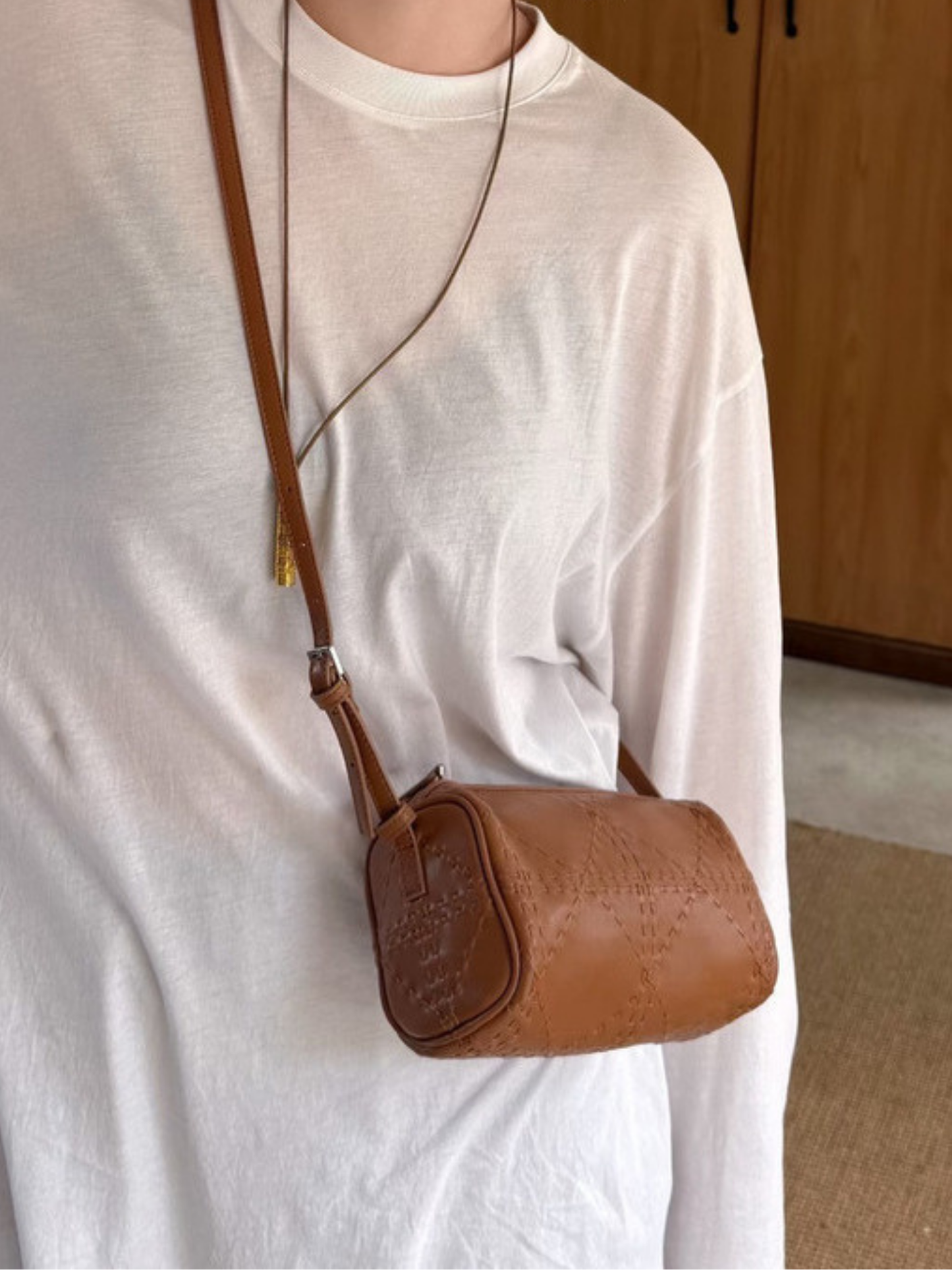 The 90s Baguette Inspired Leather Bag