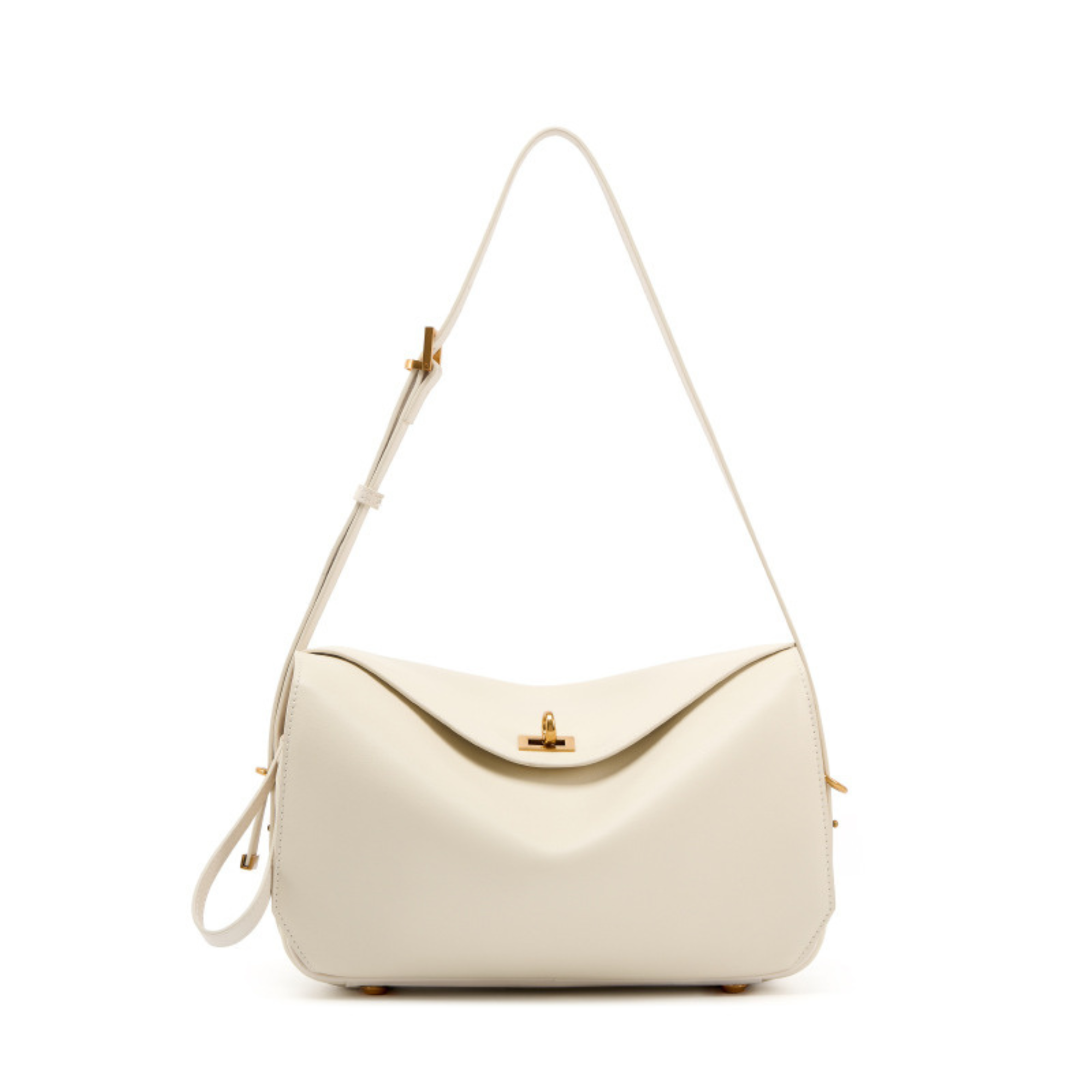 Le 7-Inspired Bowling Leather Shoulder Bag