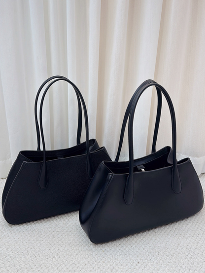 Alger Geometric Inspired Leather Shoulder Bag