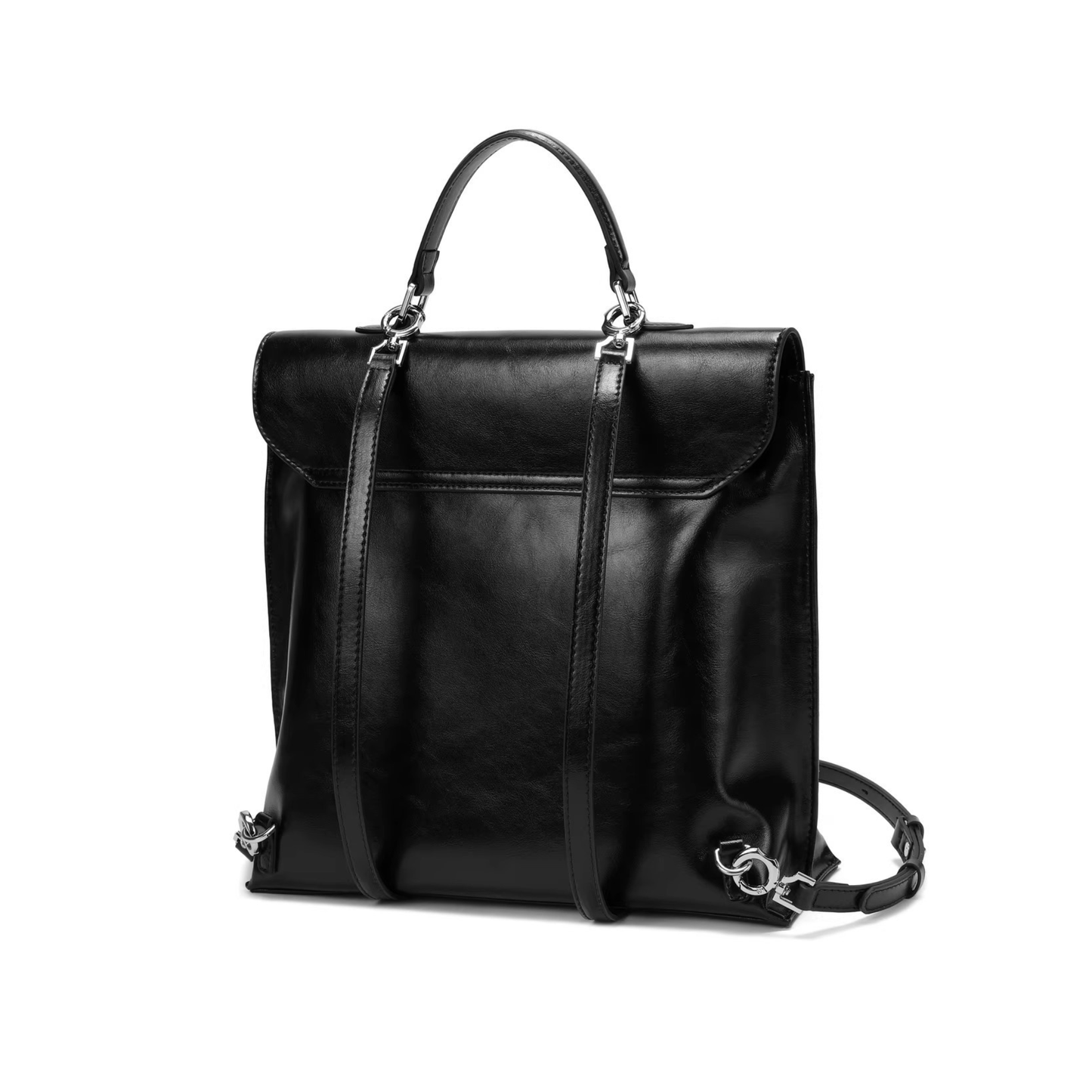 Luxurious Rodeo-Inspired Convertible Leather Backpack