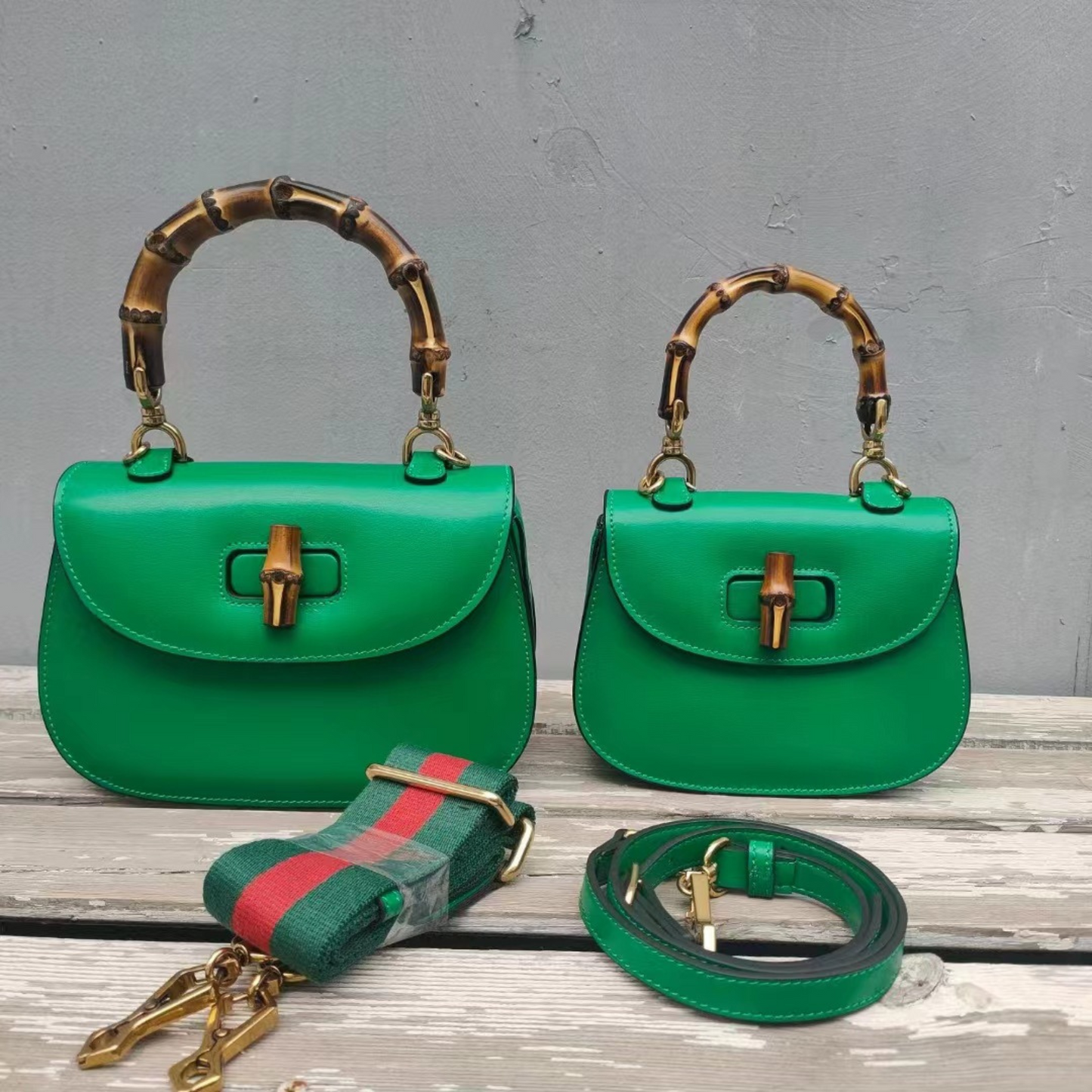 Gucci Bamboo 1947 Inspired small top handle Leather bag