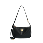 Nano Sling‑Style Leather Shoulder Bag with Flap