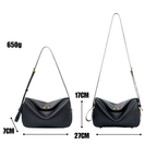 Le 7-Inspired Bowling Leather Shoulder Bag