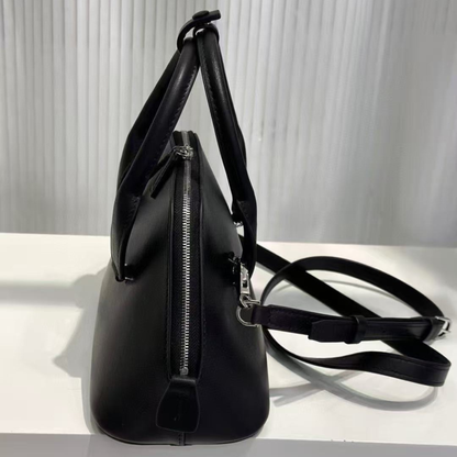 Mini Structured Leather Tote Bag