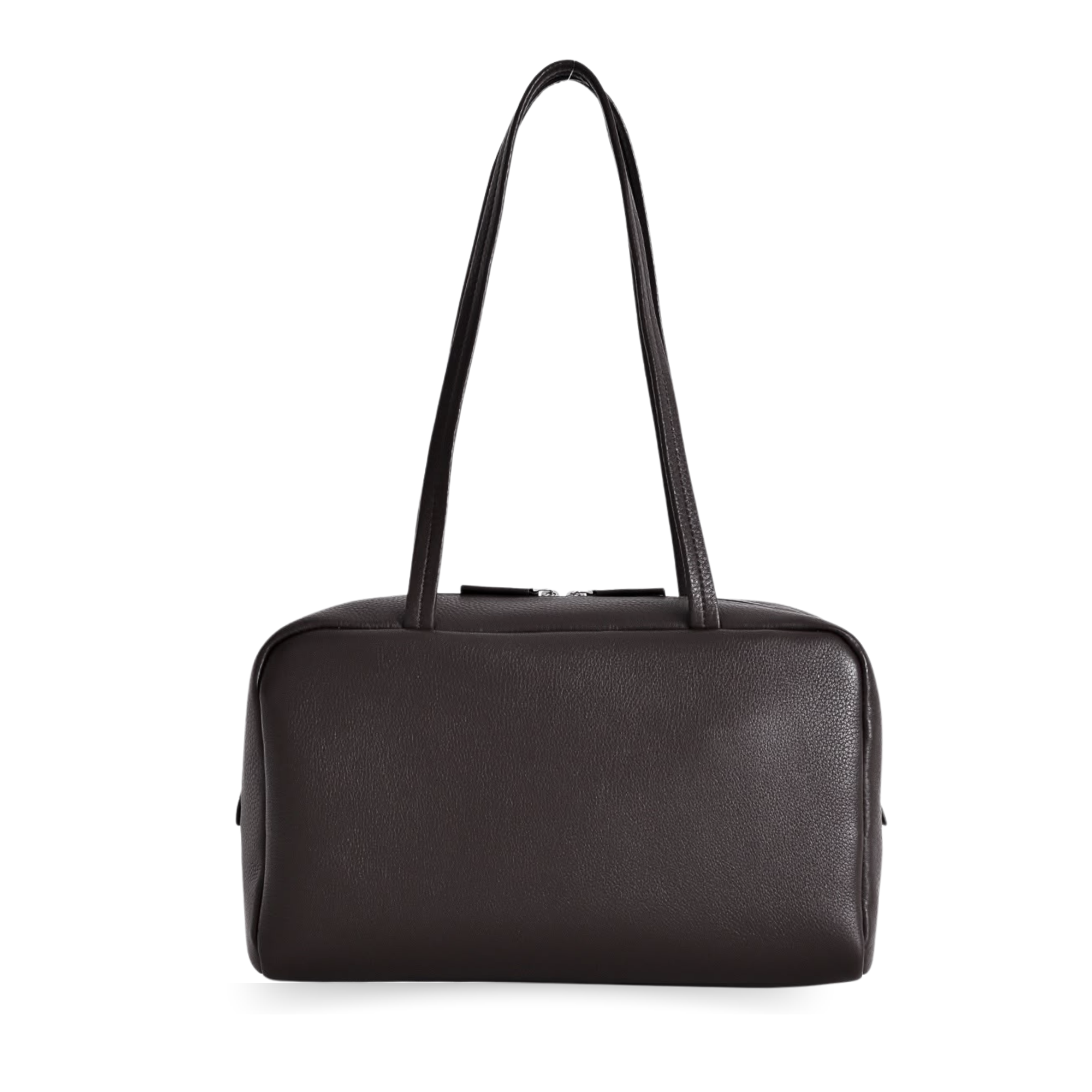Astra Bowling Minimalist Leather Shoulder Bag