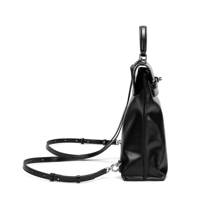 Luxurious Rodeo-Inspired Convertible Leather Backpack