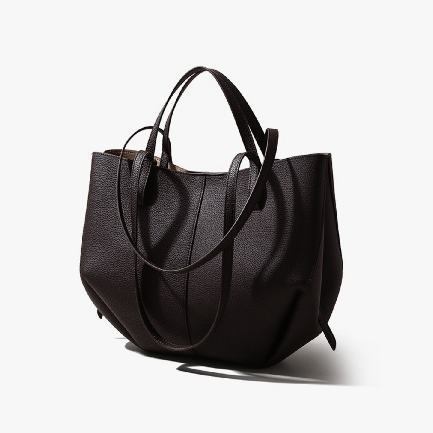 Polène Cyme inspired Textured Leather Bag