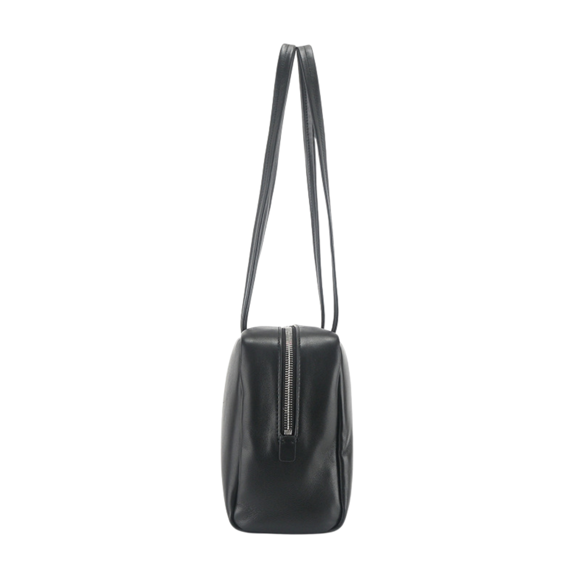 Astra Bowling Minimalist Leather Shoulder Bag