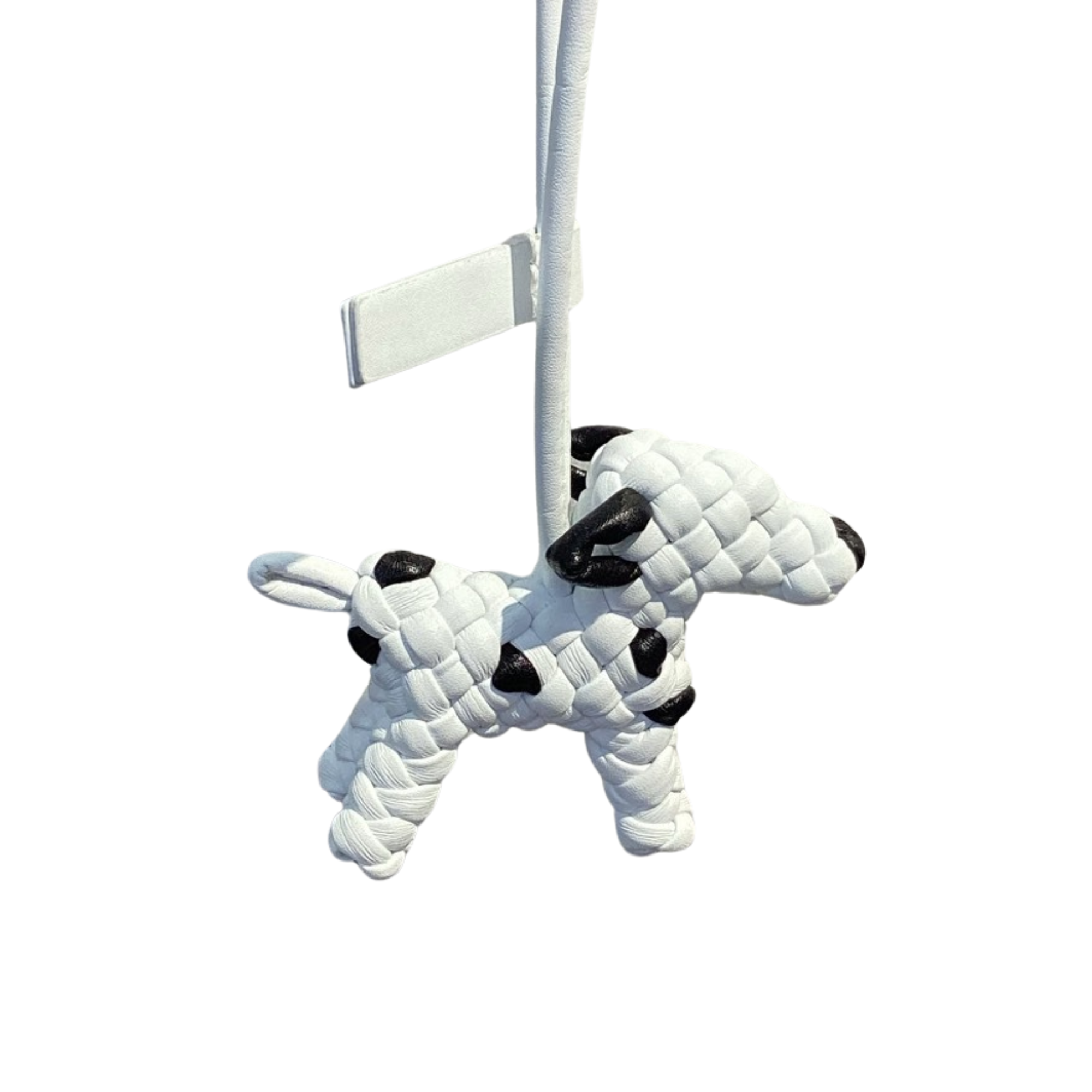 Trendiesty Woven Leather Puppy Dog Charm