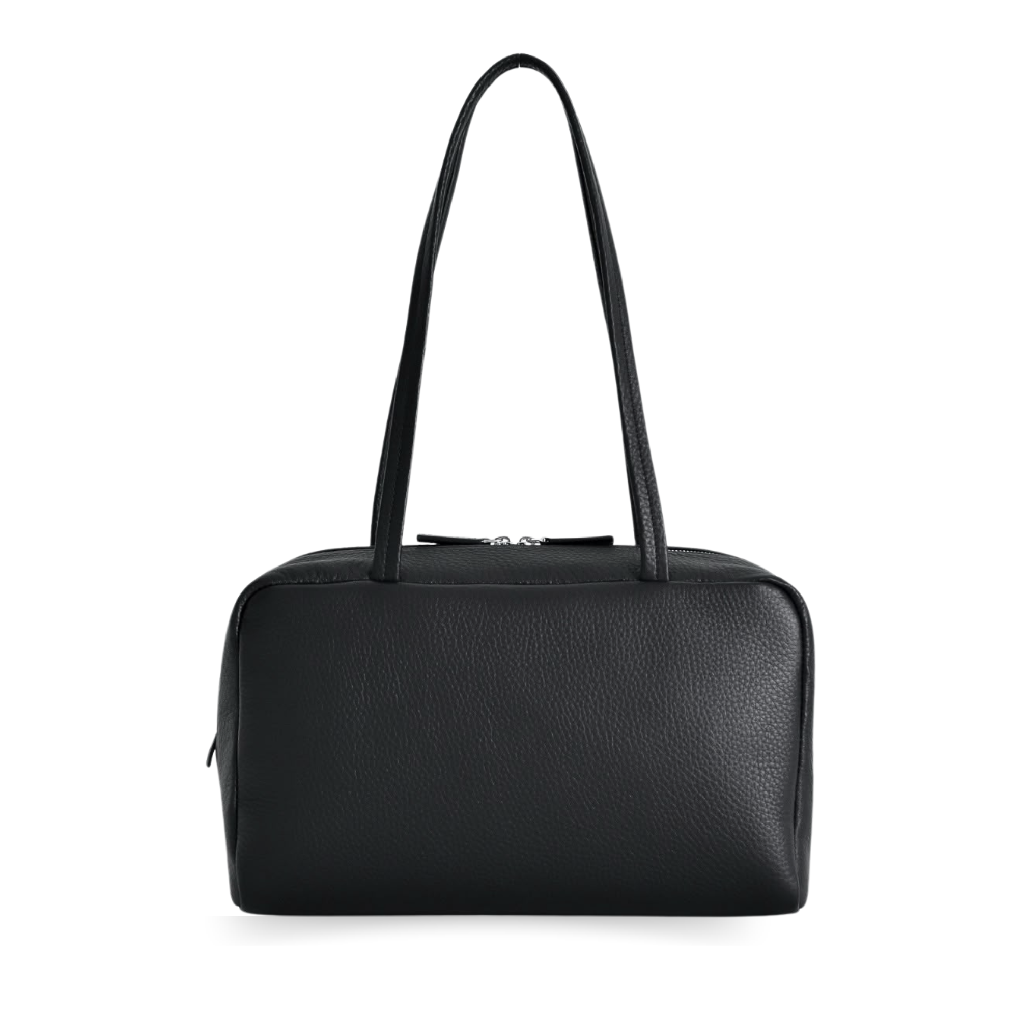 Astra Bowling Minimalist Leather Shoulder Bag