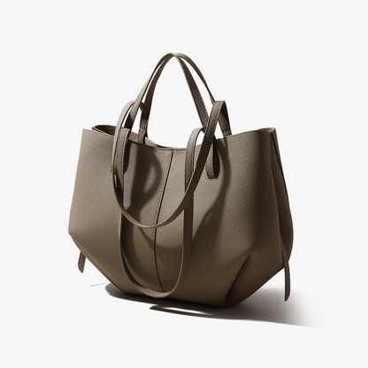 Polène Cyme inspired Textured Leather Bag