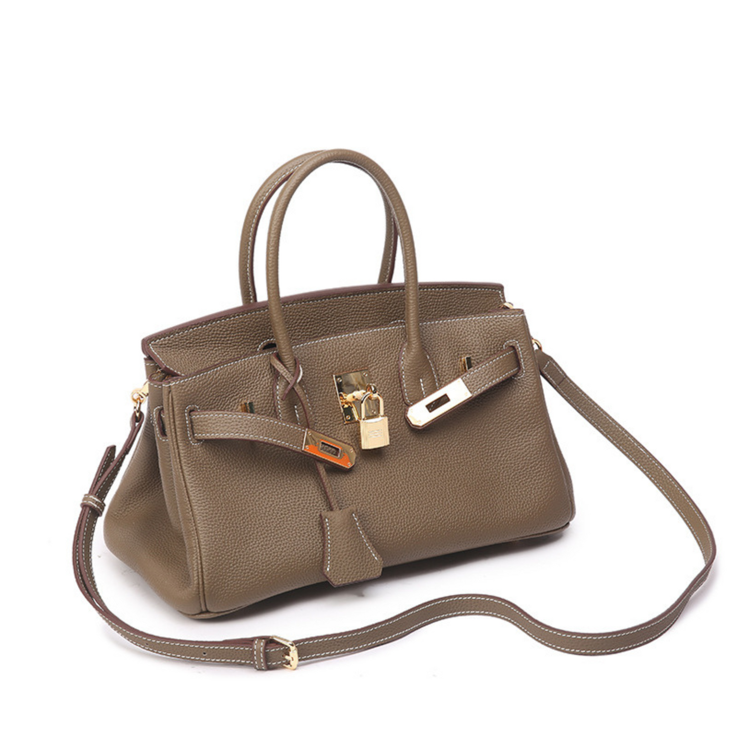El lujoso bolso de cuero inspirado en "Hermes Togo Birkin 30"