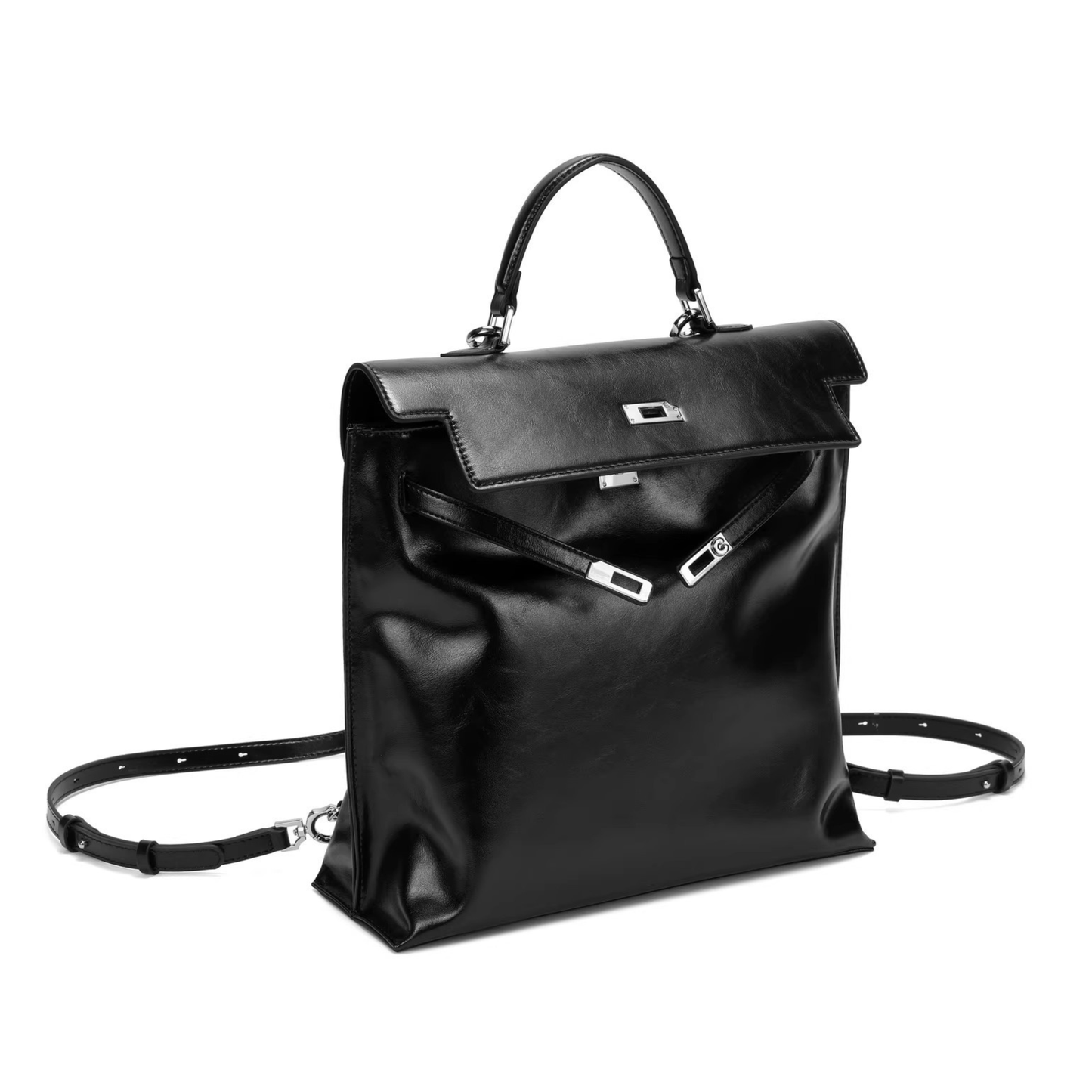 Luxurious Rodeo-Inspired Convertible Leather Backpack