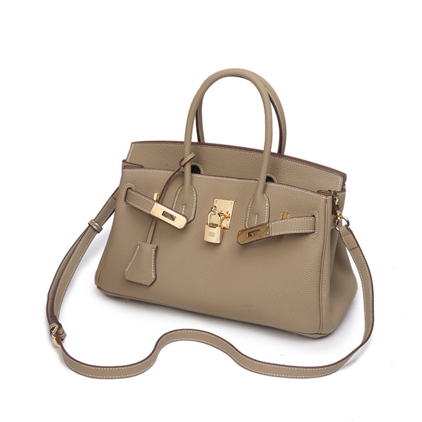El lujoso bolso de cuero inspirado en "Hermes Togo Birkin 30"