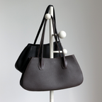 Alger Geometric Inspired Leather Shoulder Bag