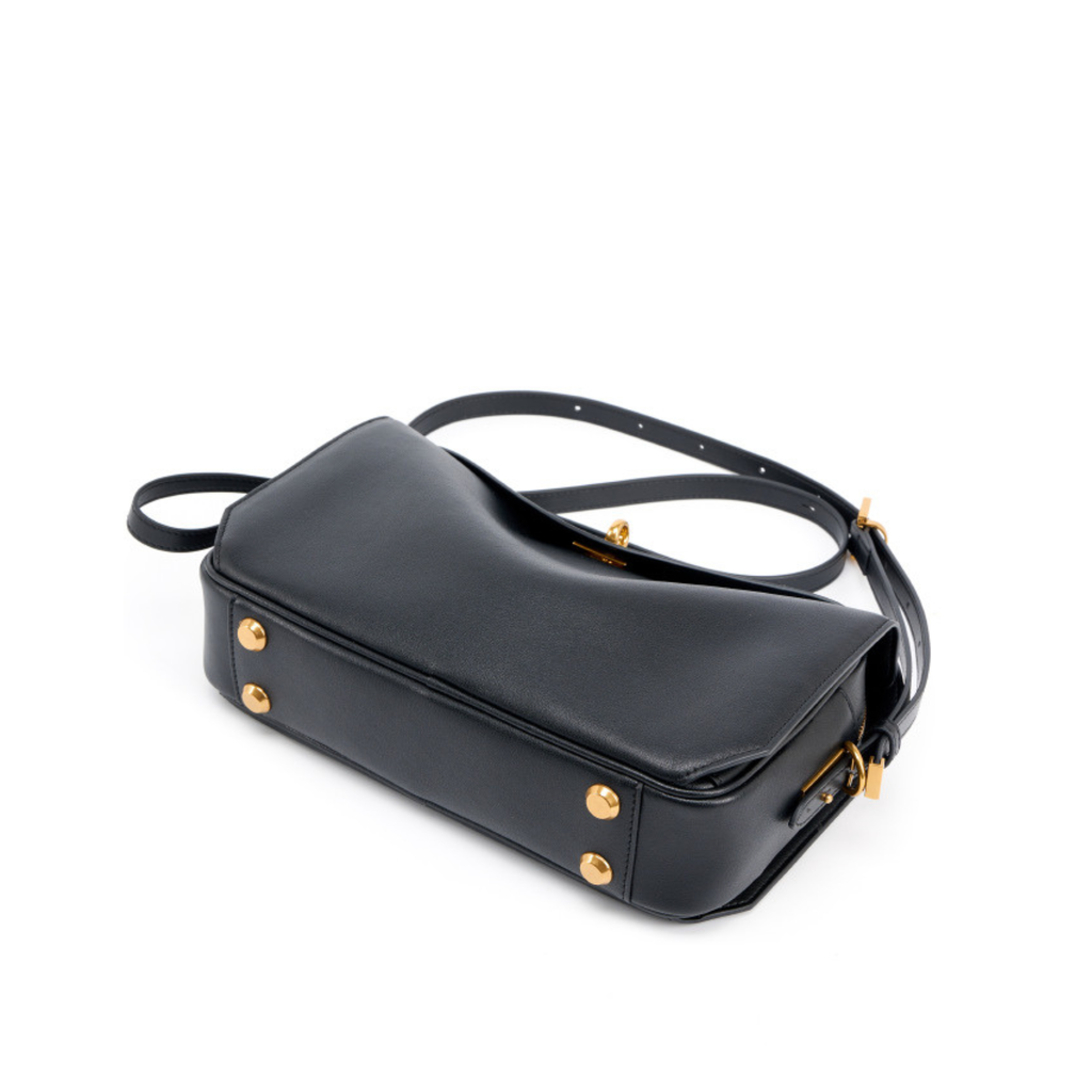 Le 7-Inspired Bowling Leather Shoulder Bag