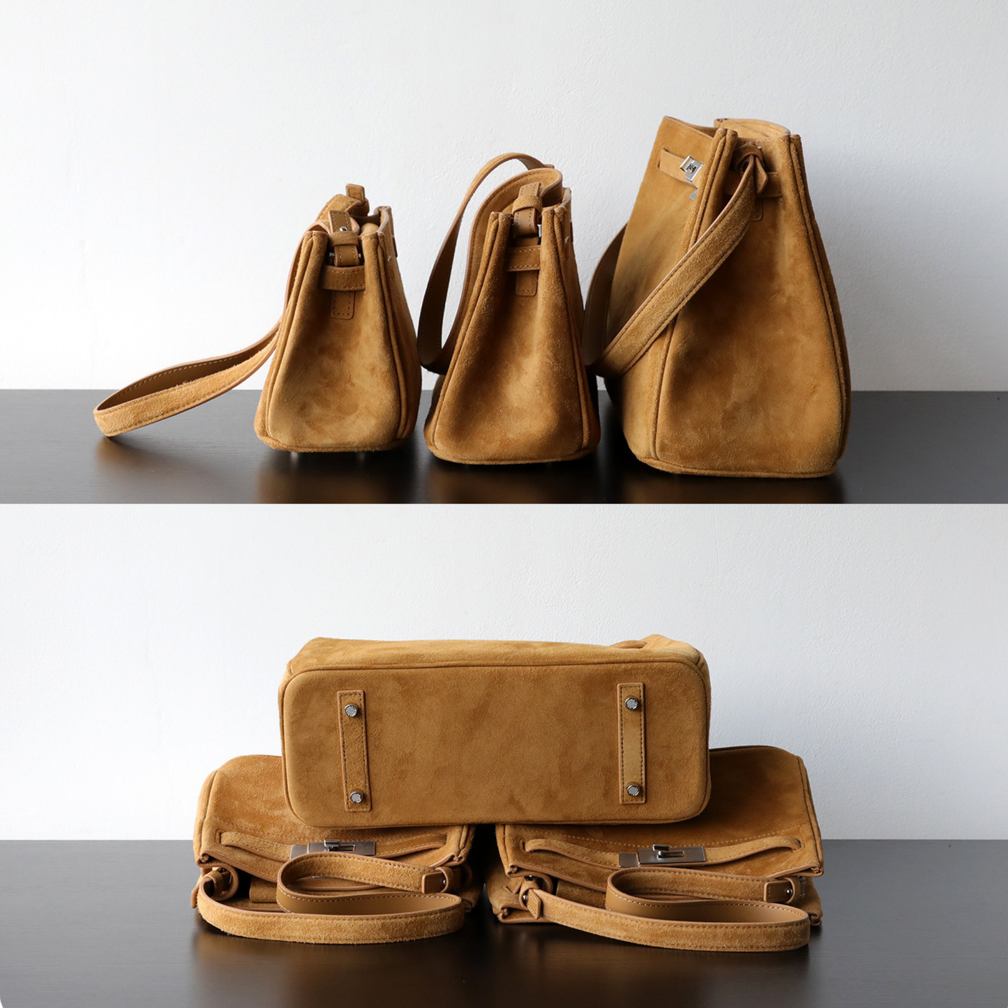 Slim Underarm Luxurious Leather Shoulder Bag