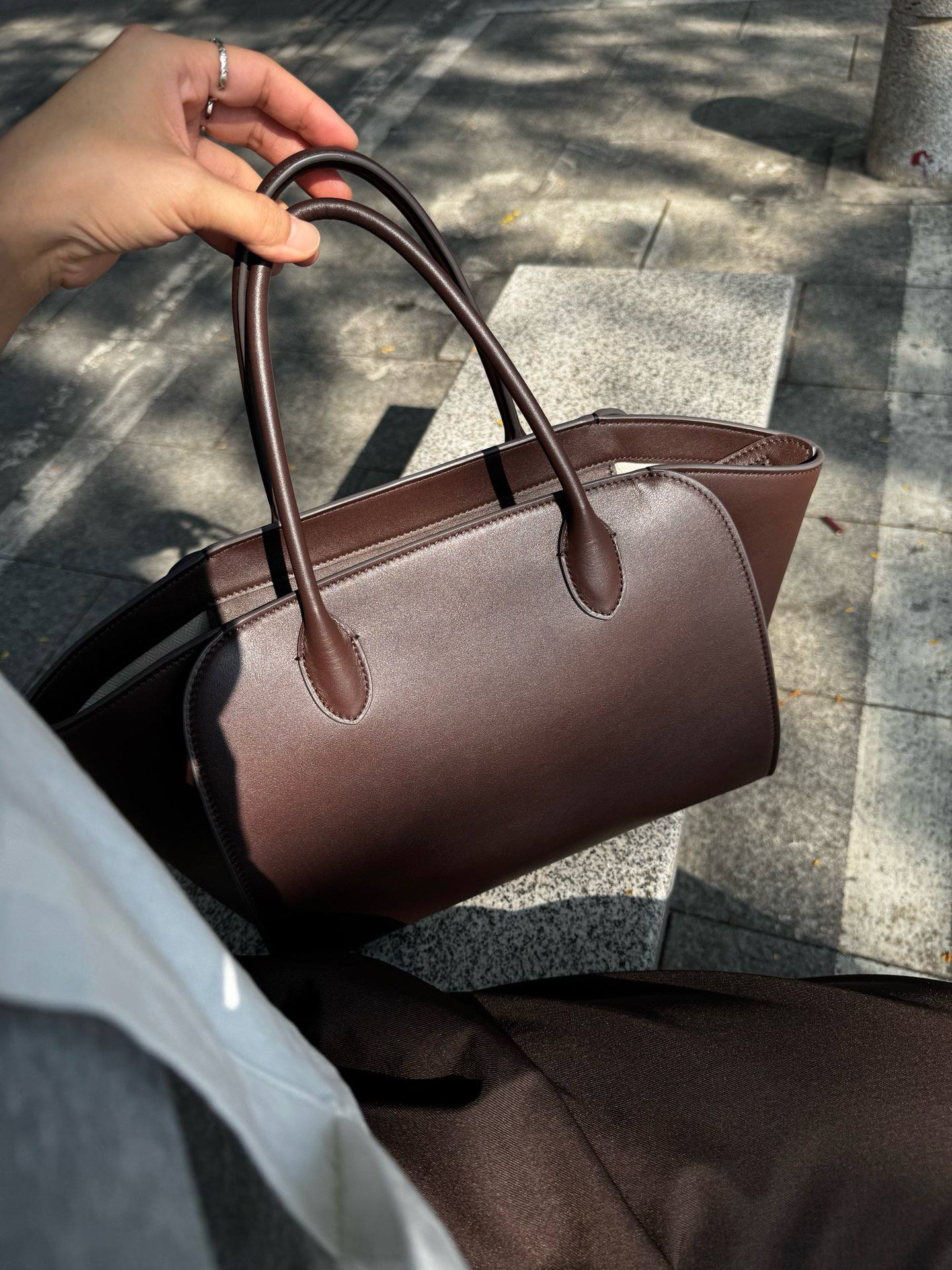 Marlo Large Luxurious Leather Tote Bag