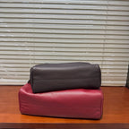 Astra Bowling Minimalist Leather Shoulder Bag