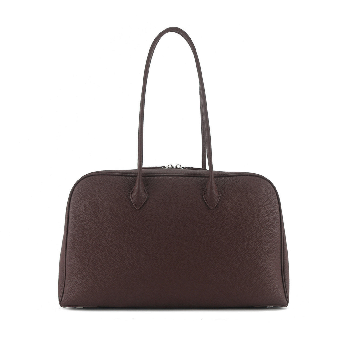 Classic Large Leather Bowling Bag