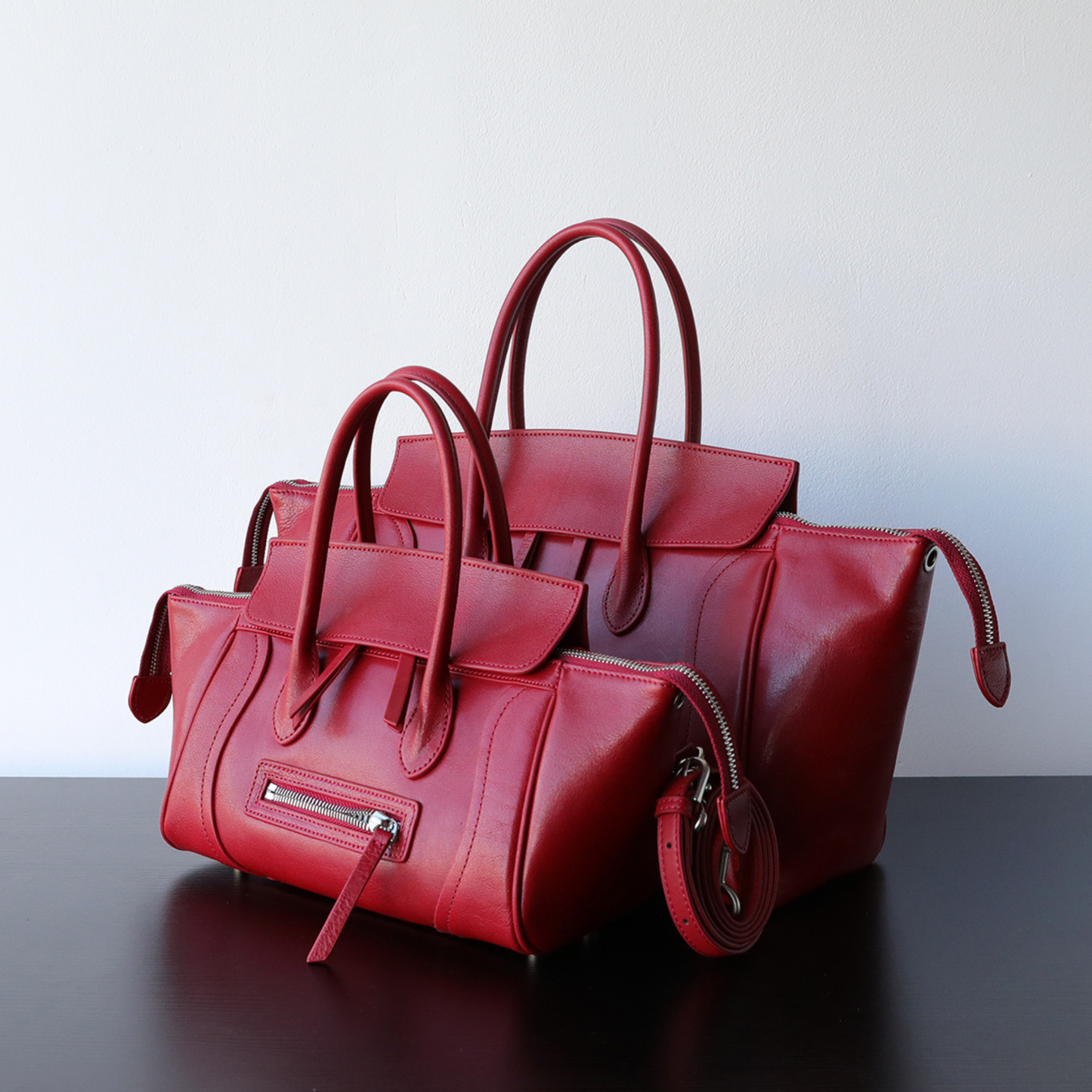 The C-Phantom-Inspired Vegetable-Tanned Leather Handbag