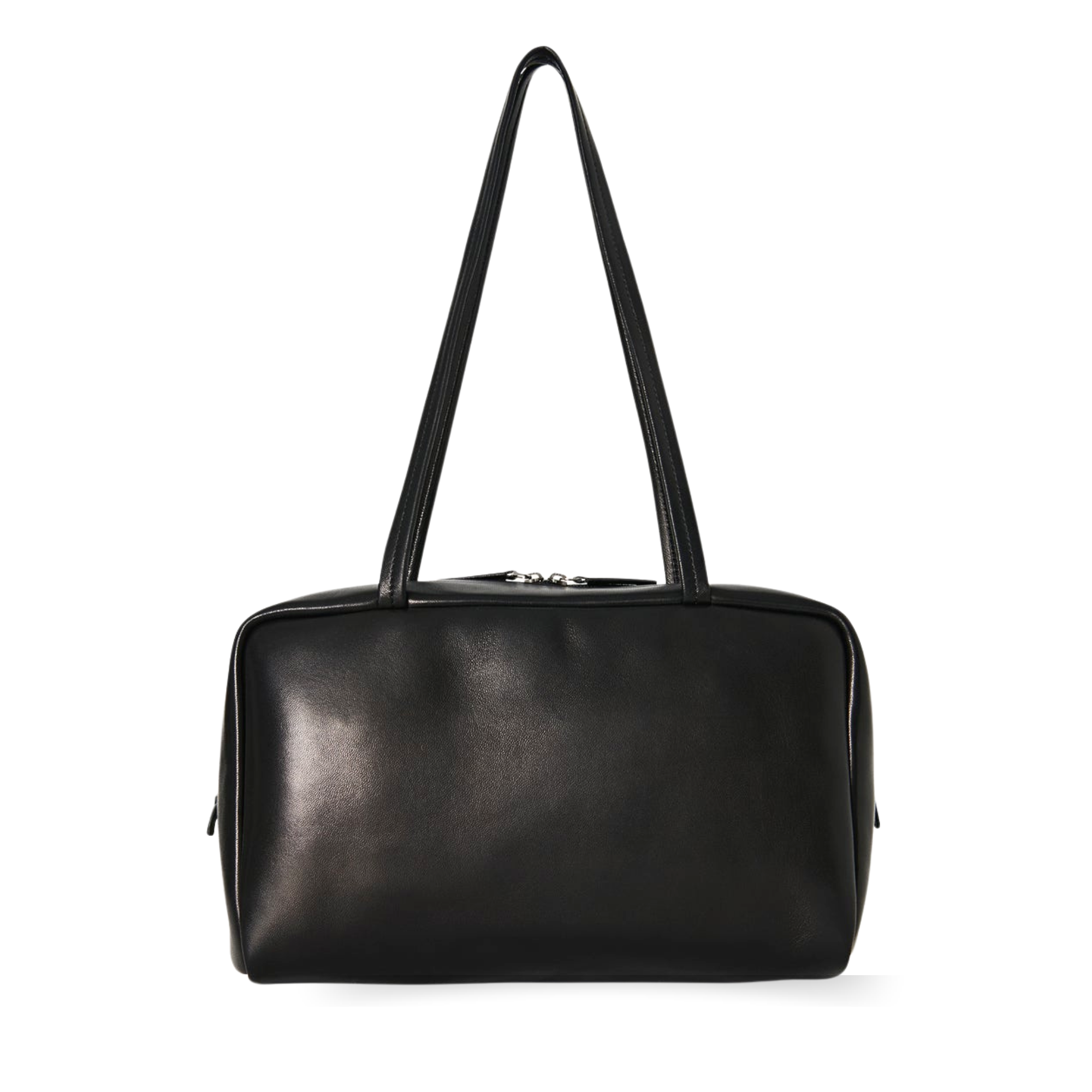 Astra Bowling Minimalist Leather Shoulder Bag