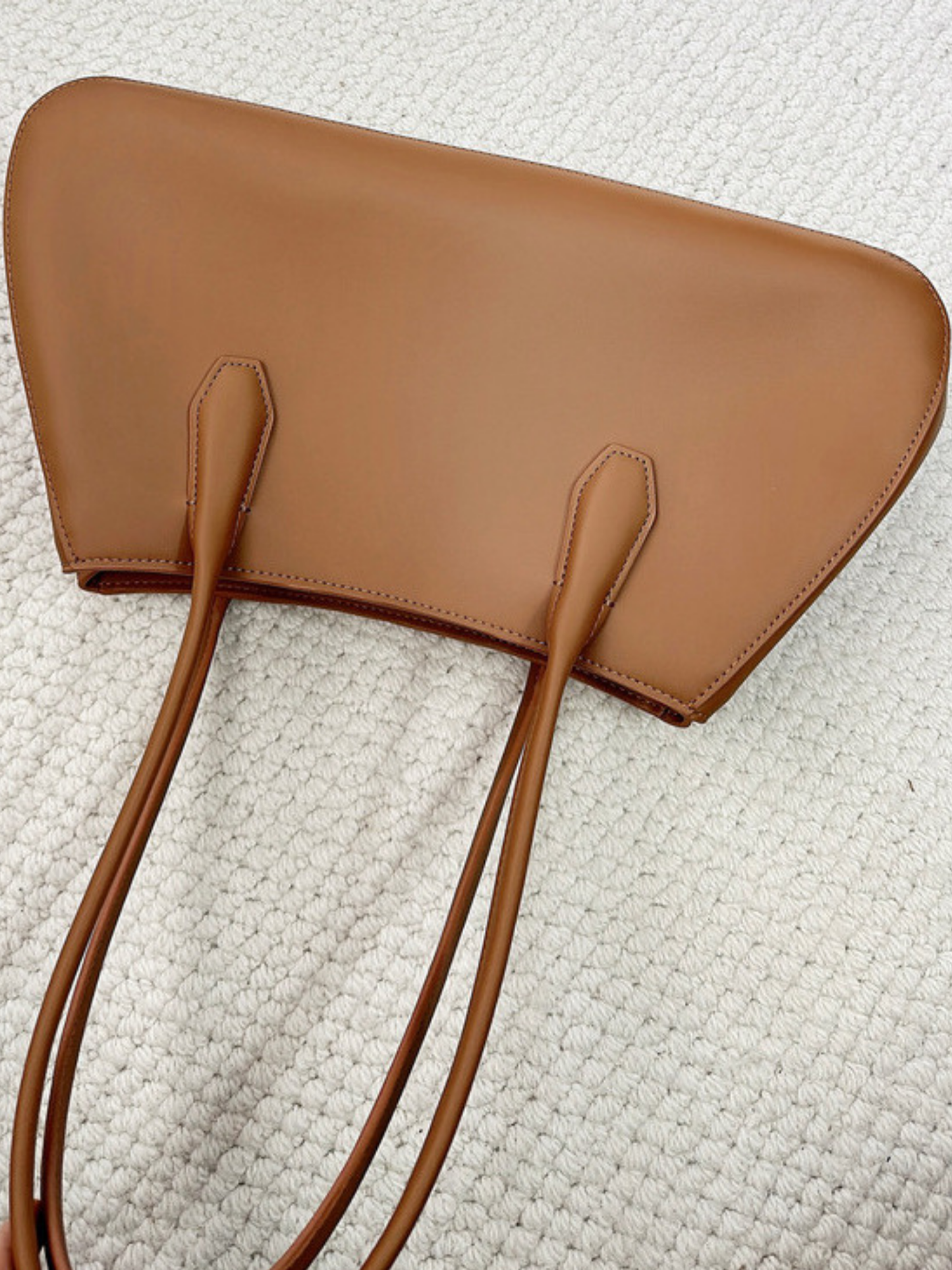 Alger Geometric Inspired Leather Shoulder Bag