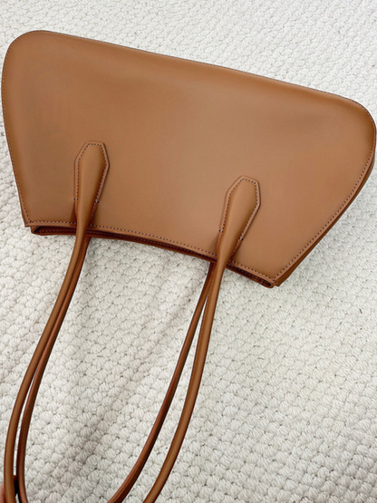 Alger Geometric Inspired Leather Shoulder Bag