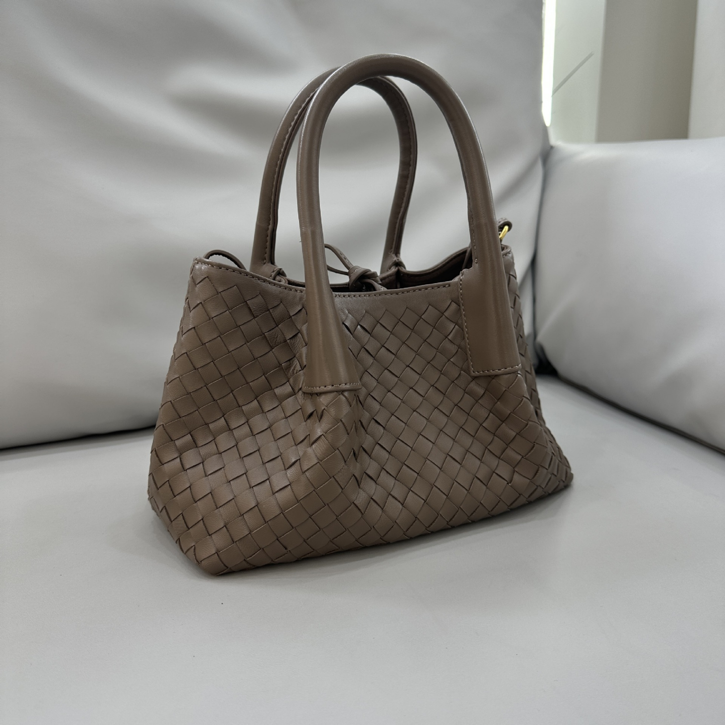 Die „Row-Margaux-inspirierte“ luxuriöse Leder-Tragetasche