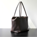 Minimalist Henri Inspired Soft‑Grain Leather Tote Bag