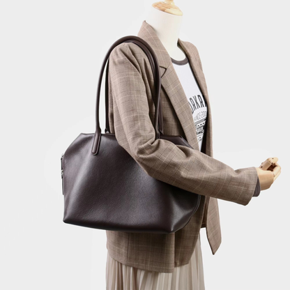Minimalist Henri Inspired Soft‑Grain Leather Tote Bag