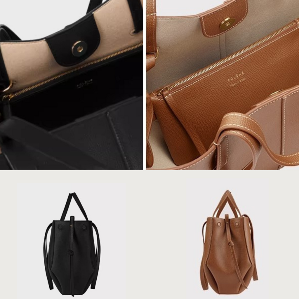 Luxurious Textured Leather Shoulder Bag