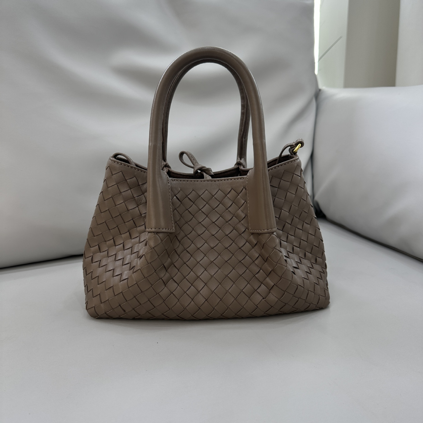 Die „Row-Margaux-inspirierte“ luxuriöse Leder-Tragetasche