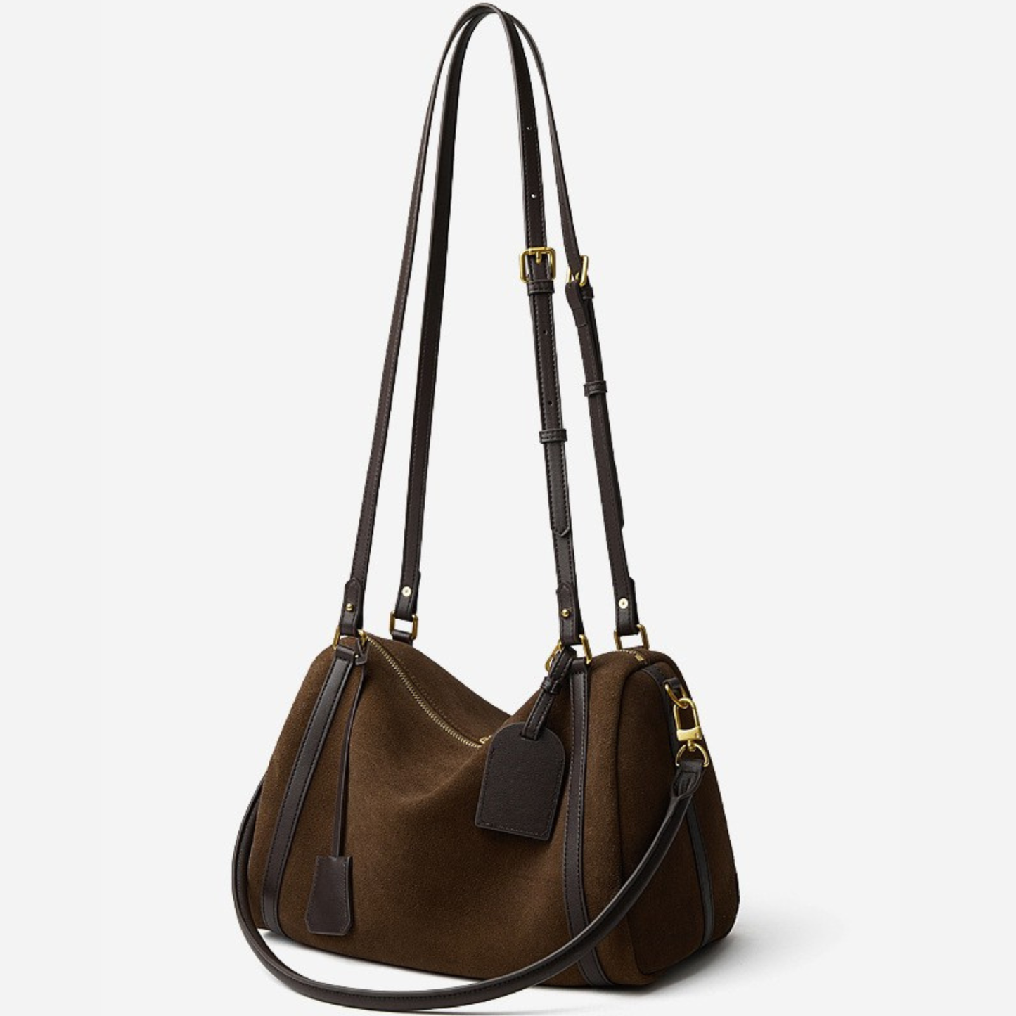 Top‑Handle Boston Leather Bag