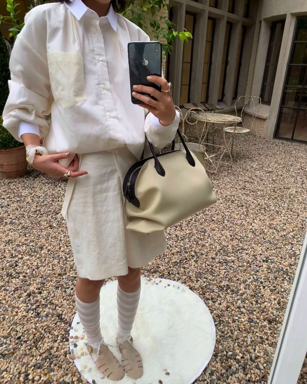 Agnes Bowling Leather Bag