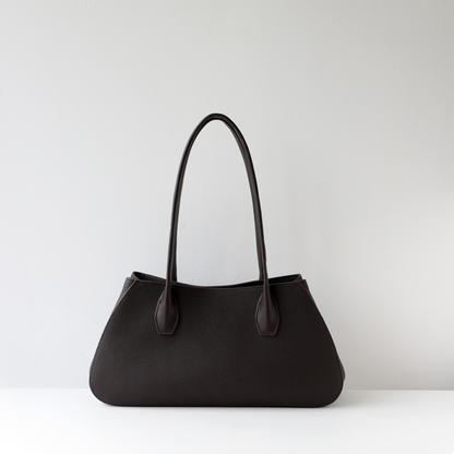 Alger Geometric Inspired Leather Shoulder Bag