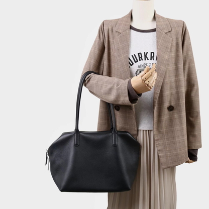 Minimalist Henri Inspired Soft‑Grain Leather Tote Bag