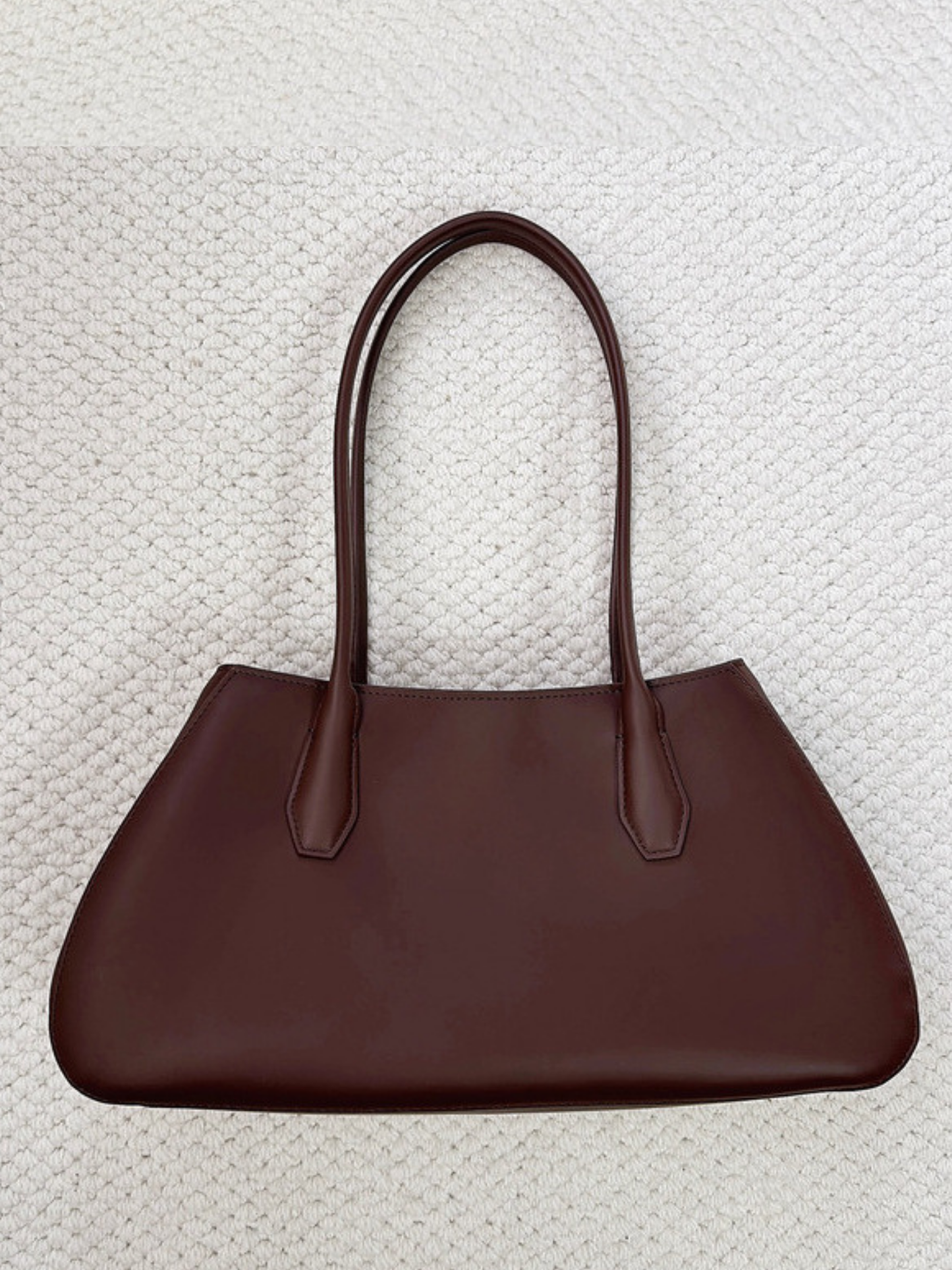 Alger Geometric Inspired Leather Shoulder Bag