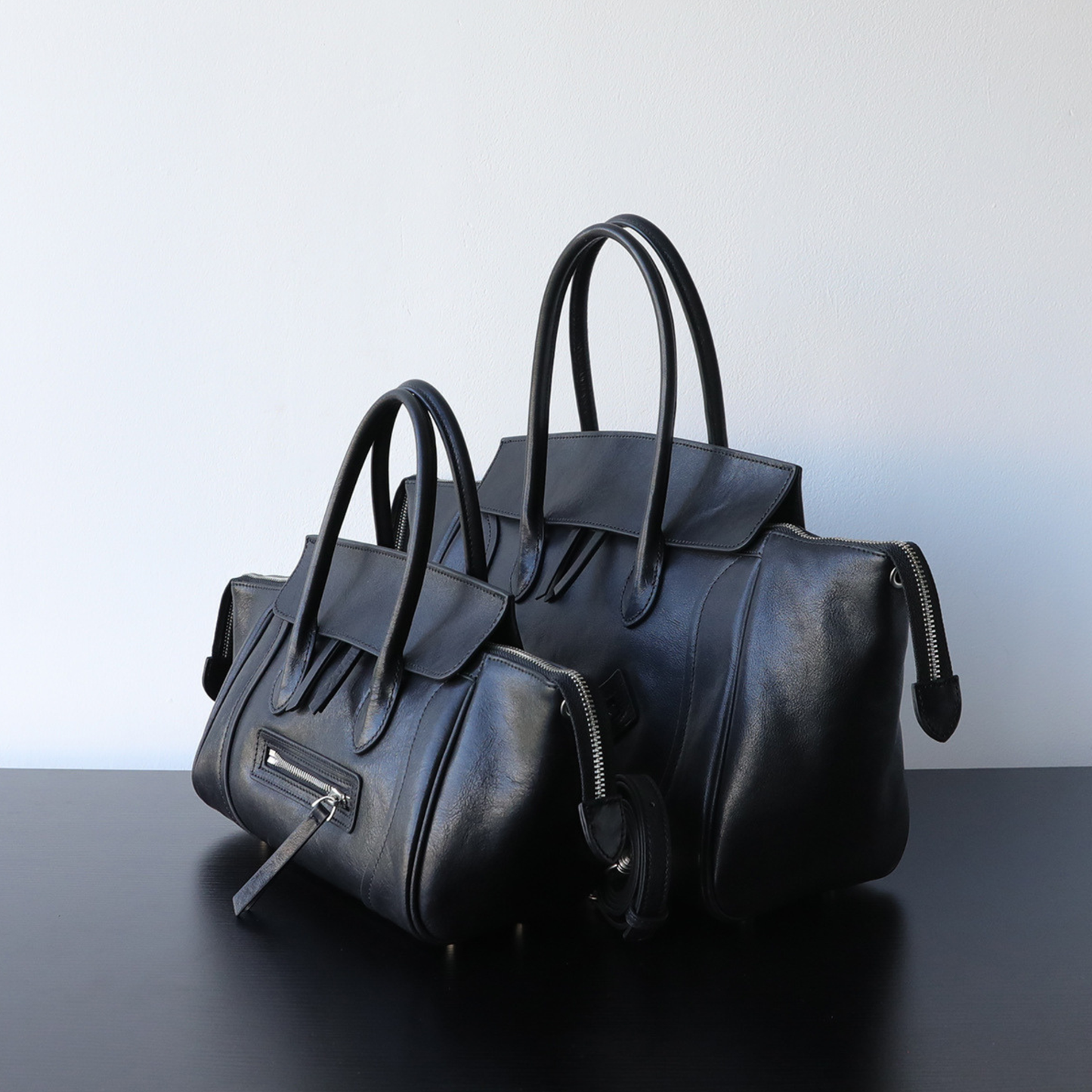 The C-Phantom-Inspired Vegetable-Tanned Leather Handbag