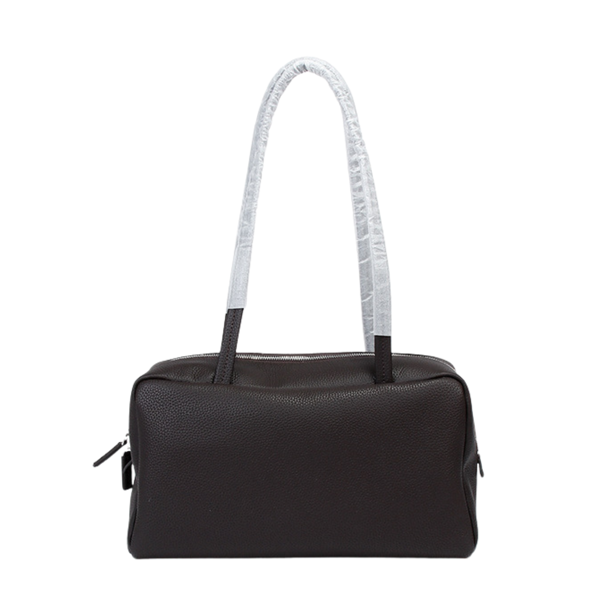 Astra Bowling Minimalist Leather Shoulder Bag
