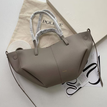 Polène Cyme Edition inspired Textured Leather Bag