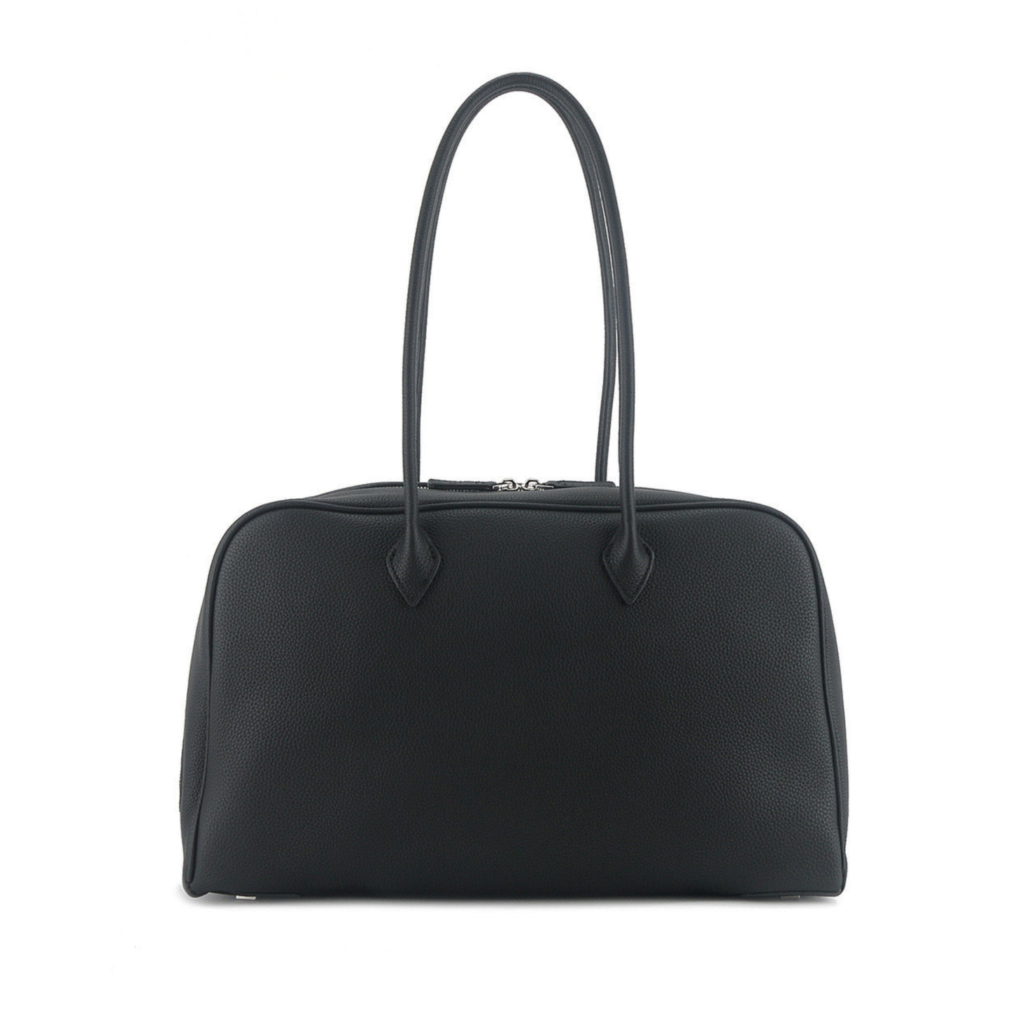 Classic Large Leather Bowling Bag