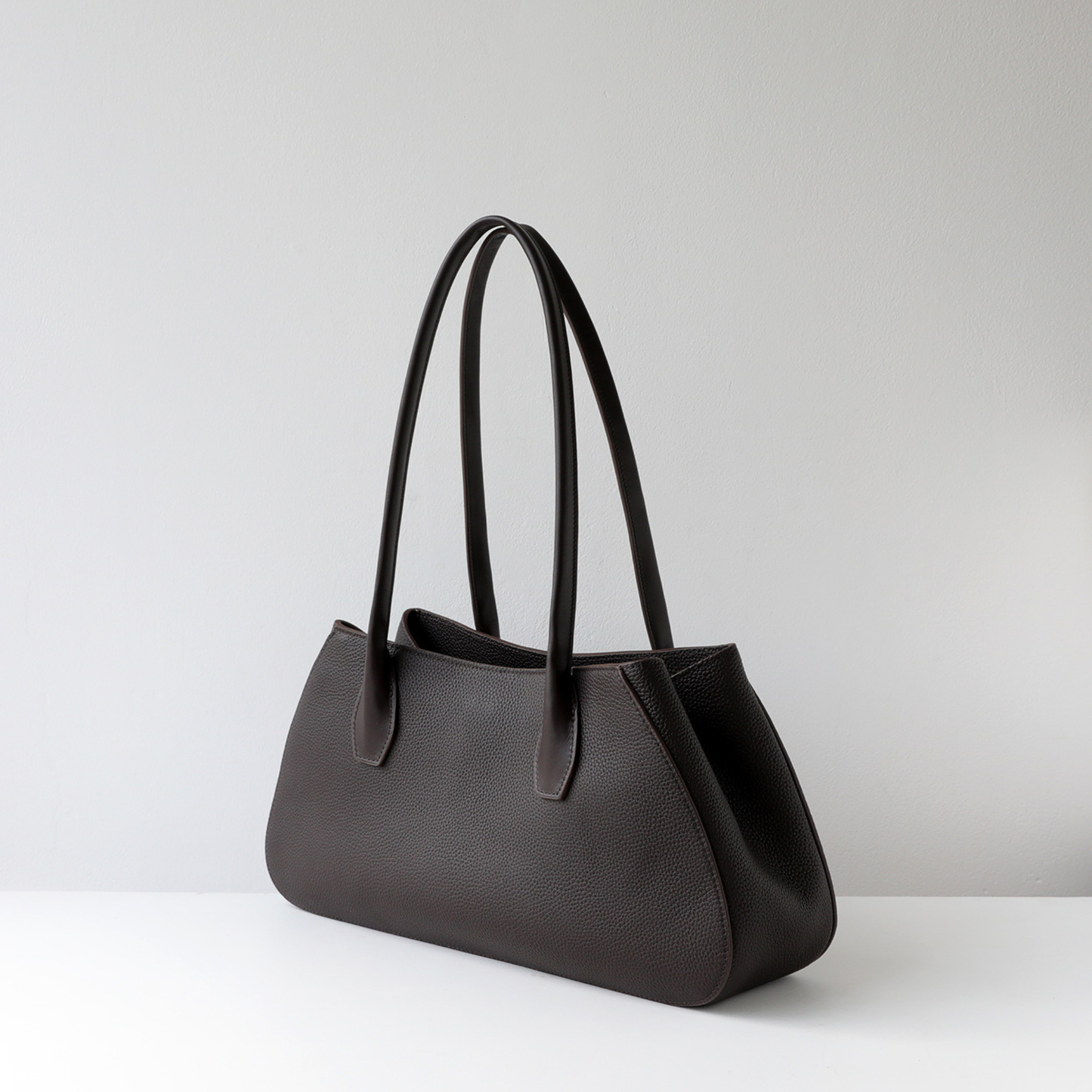 Alger Geometric Inspired Leather Shoulder Bag