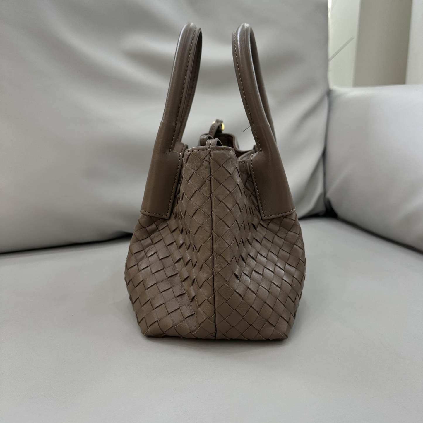 Die „Row-Margaux-inspirierte“ luxuriöse Leder-Tragetasche