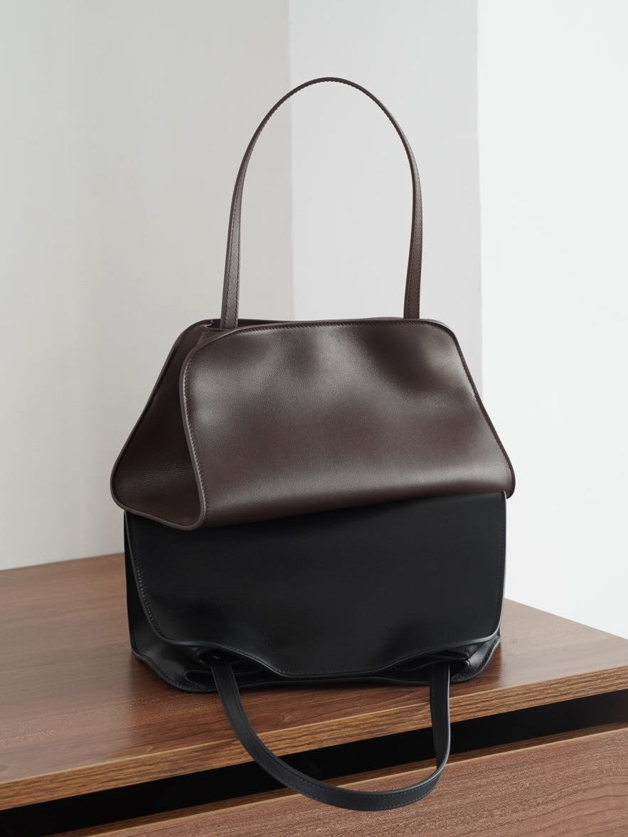 The Peggy Inspired Leather Shoulder Bag
