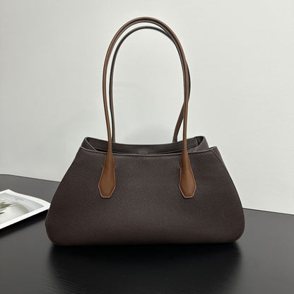 Alger Geometric Inspired Leather Shoulder Bag