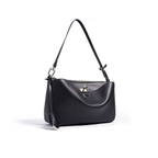 Nano Sling‑Style Leather Shoulder Bag with Flap