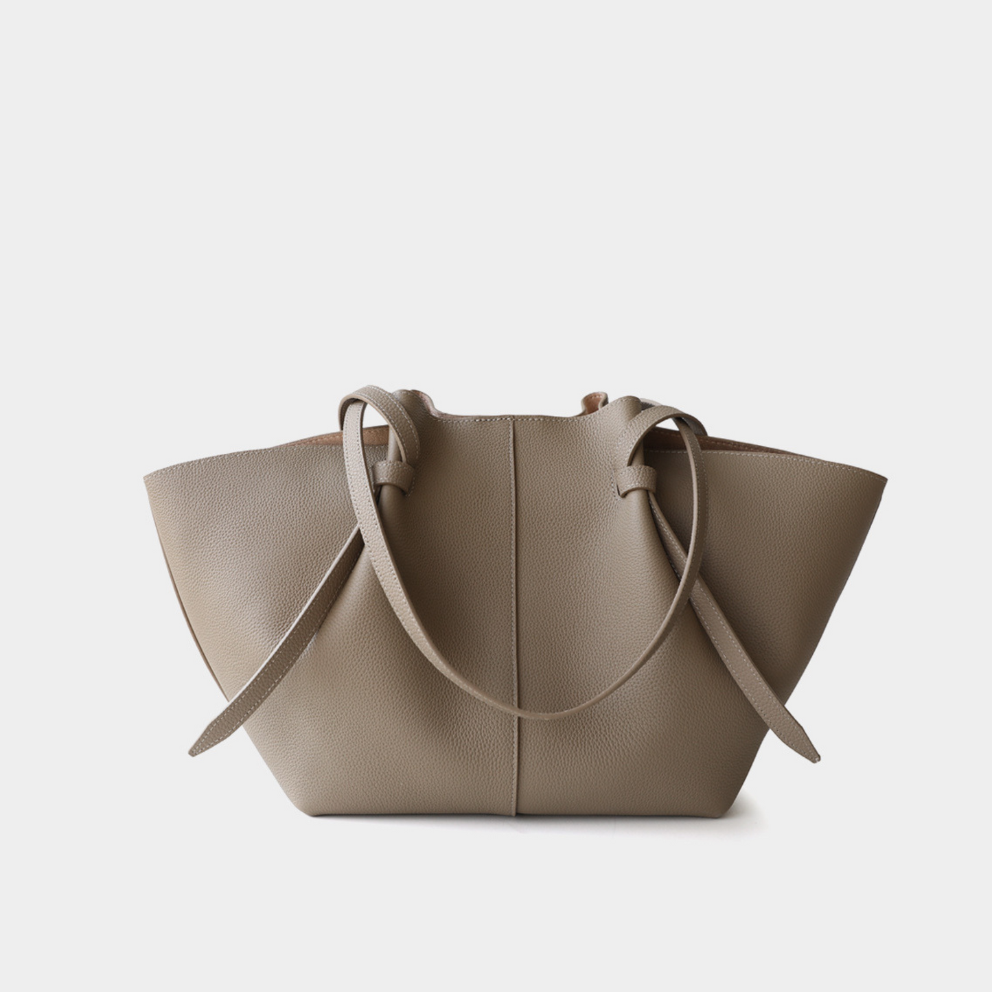 The Cinched Wing Leather Tote Bag
