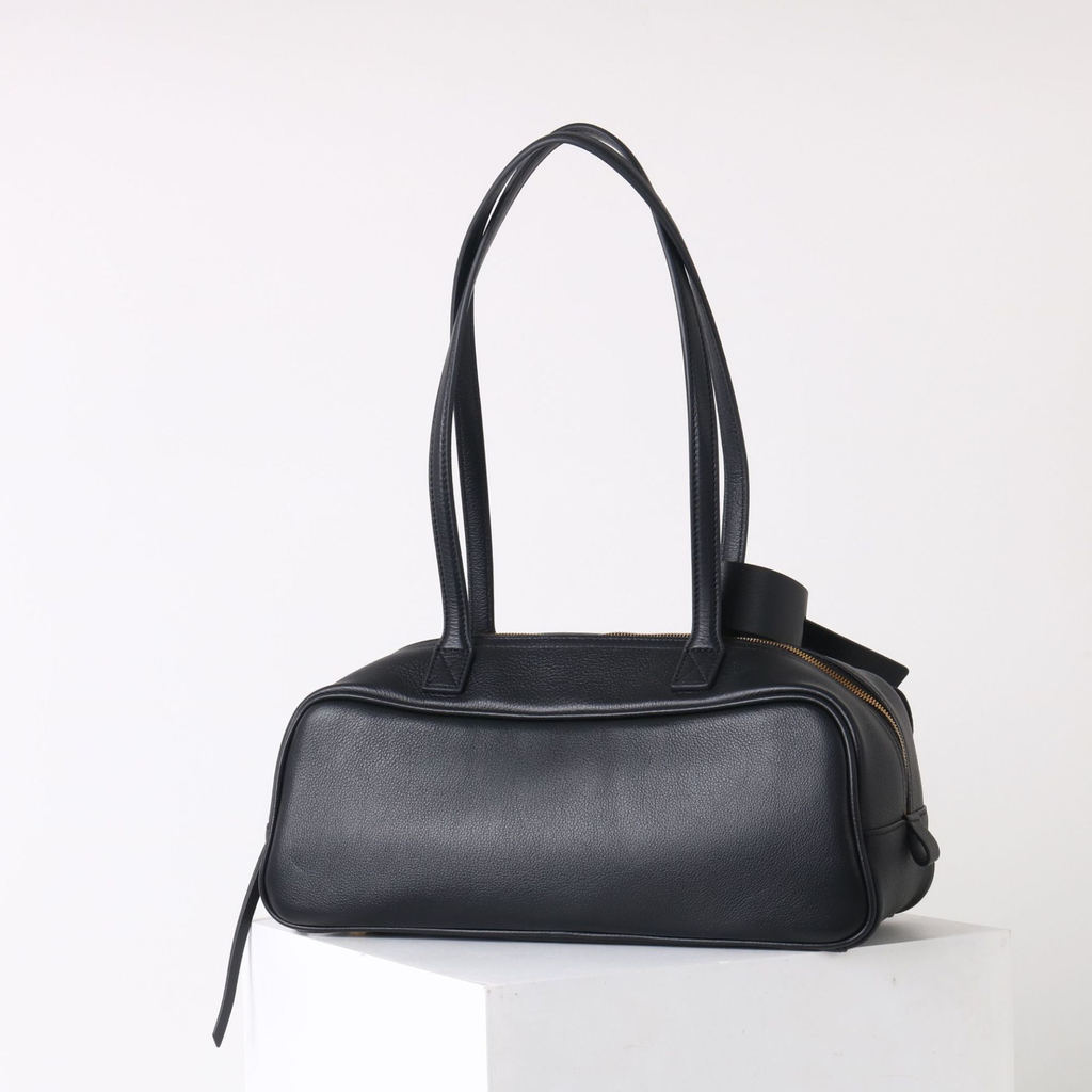 Bowling Shoulder Leather Bag